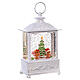 Christmas snow globe lantern Gingerbread LED 25x15x10 cm s5