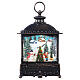 Snowman snow globe lantern LED 30x18x10 cm s1