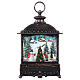 Snowman snow globe lantern LED 30x18x10 cm s6