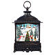 Snowman snow globe lantern LED 30x18x10 cm s7