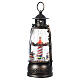 Glass lantern, carousel, LED and snow, 30x20x10 cm s3