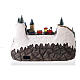Christmas village 20x35x25 Christmas tree skaters animated battery electric s5