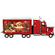 Camion rosso Babbo Natale 65x25x15 cm treno movimento corrente s7