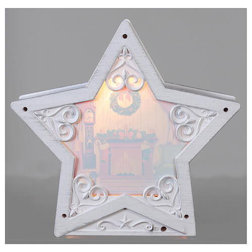 Glass snow ball with Santa 25x25x7 cm 7