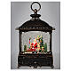 Santa Claus snow globe lantern 30x18x10 cm s2