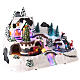 Christmas village set with animation and LED lights 30x35x20 cm s4