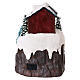 LED Christmas village mountain with animated skiers 20x15x25 cm s5