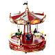 Christmas carousel, spinning cups, LED lights, 30x20x20 cm s4