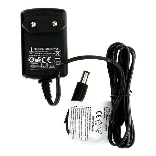 Noria roja navidad luces led 30x25x15 cm 6