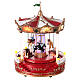 Christmas carousel in motion, LED lights, 30x20x20 cm s1
