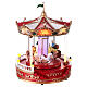 Christmas carousel in motion, LED lights, 30x20x20 cm s4