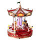 Christmas carousel with LED lights movement 30x20x20 cm s4