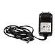 Giostra natalizia nave movimento luci led 30x30x20 cm s6