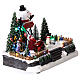 Scenografia natalizia festival Pupazzo di neve luci led 20x30x20 cm s4