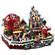 Christmas miniature set, amusement park, motion and LED lights, 45x50x40 cm s4