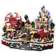 LED Christmas village snow amusement park animated lights 45x50x40 cm s3