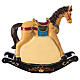 Villaggio Natale cavallo dondolo luci led 45x15x50 cm s5