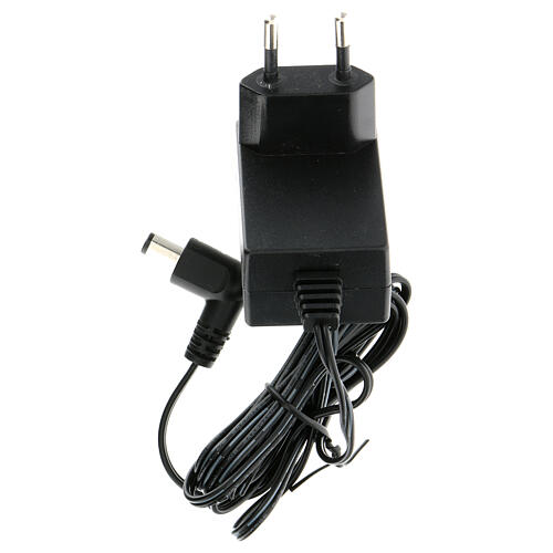 Scena natalizia musicale movimento luci led 40x40x35 cm  7