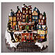 Scena natalizia musicale movimento luci led 40x40x35 cm  s2