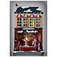 Weihnachtsdorf Haus mit Bewegung Musik und LEDs, 40x25x20 cm s2