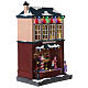 Animated Christmas village house music LED 40x25x20 cm electric s4