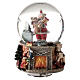 Musical Christmas snow globe Santa Claus gifts 15x10x10 cm s1