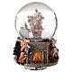 Musical Christmas snow globe Santa Claus gifts 15x10x10 cm s2