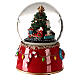 Christmas music box with decorated Christmas tree 15x10x10 cm s1