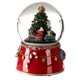 Carillón navideño árbol de Navidad decorado 15x10x10