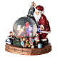 Snow globe with music box, gifts with Santa 30x25x30 cm s3