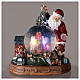 Carillón navideño Papá Noel regalos pila 30x25x30 s2