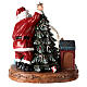 Carillón navideño Papá Noel regalos pila 30x25x30 s5