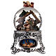 Carillon natalizio presepe angelo custode batteria 25x15x15 s1
