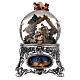 Snow globe with Nativity Scene and angel 25x15x15 cm batteries s2