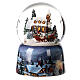 Snow globe with music box, sleigh with presents, 15x10x10 cm s1