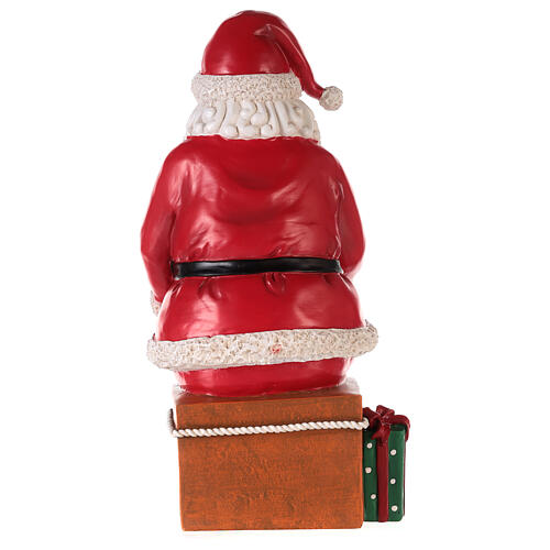 Weihnachtsmann mit Nussknacker Kugel, 25x12x15 cm 8