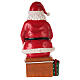 Weihnachtsmann mit Nussknacker Kugel, 25x12x15 cm s8