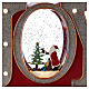 Glaskugel mit Schnee JOY Weihnachtsmann, 20x25x5 cm s2