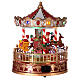 Carrousel avec personnages Noël h 22 cm diam. 20 cm s6