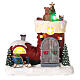 Christmas village: boot-shaped cabin 8x8x6 in s2