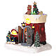 Christmas village: boot-shaped cabin 8x8x6 in s3
