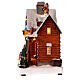 Christmas village set: Santa's house, 10x10x6 in s7