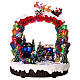 Christmas village set: Christmas fair and figurines in motion 12x8x8 in s1