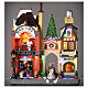 Christmas village set: bakery and coffee shop 12x12x4 in s2
