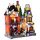 Christmas village set: bakery and coffee shop 12x12x4 in s6