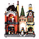 Christmas village with bakery and café 30x30x10 cm s7
