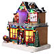 Christmas village set: toy shop 12x12x8 in s4
