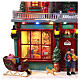 Christmas village set: toy shop 12x12x8 in s5