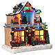 Christmas village set: toy shop 12x12x8 in s6