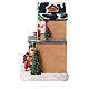Christmas village set: toy shop 12x12x8 in s8